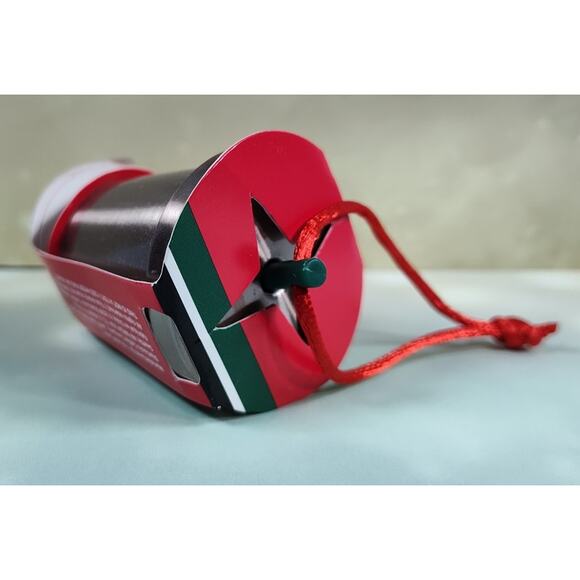 Starbucks Christmas Ornament Cold Cup with Straw 2018 Sparkly Stainless Steel - Picture 6 of 6